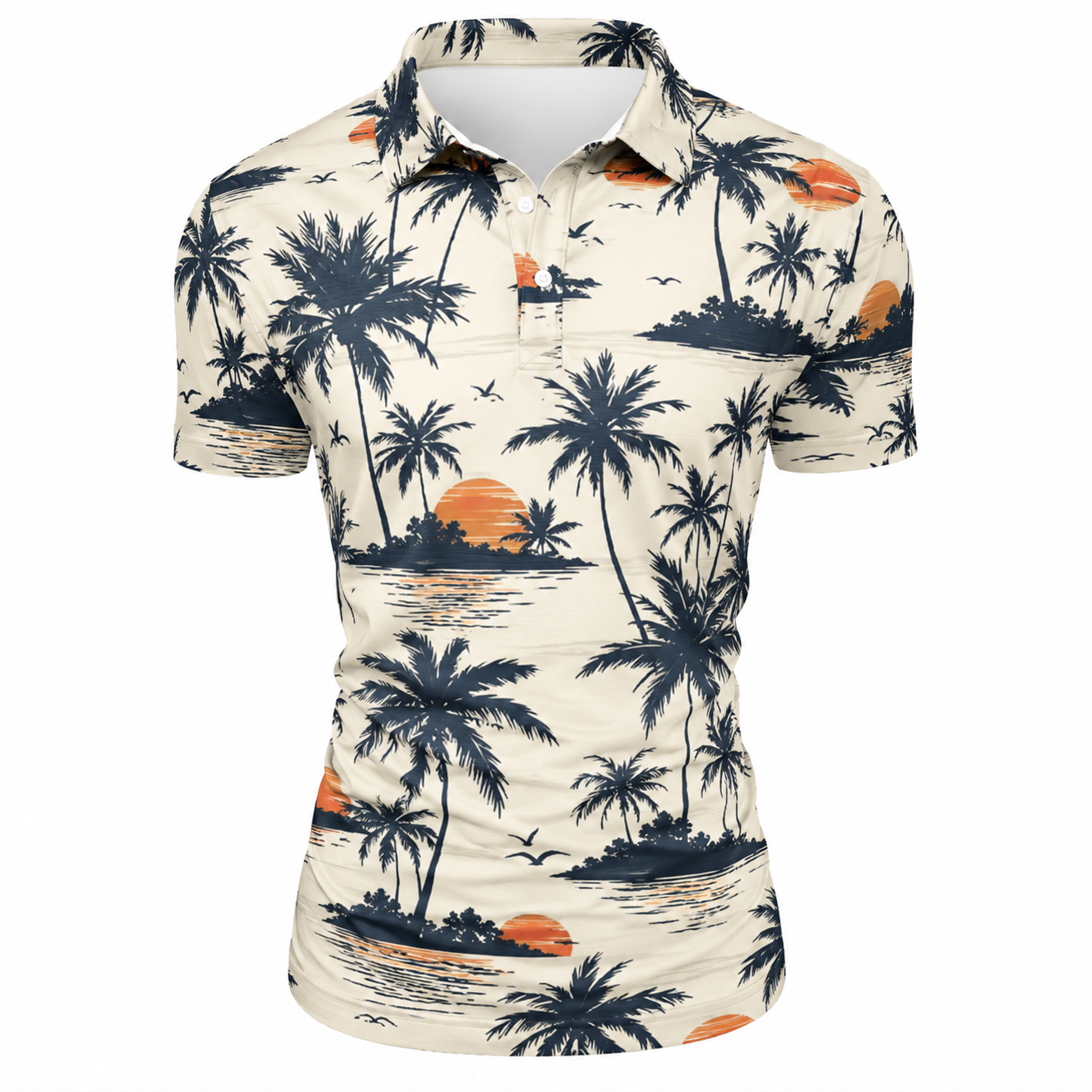 Sundaymuses® Island Escape Performance Polo